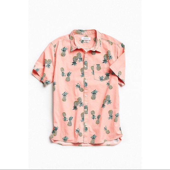 Urban Outfitters Other - NEW UO Pineapple Toss Short Sleeve Button-Down